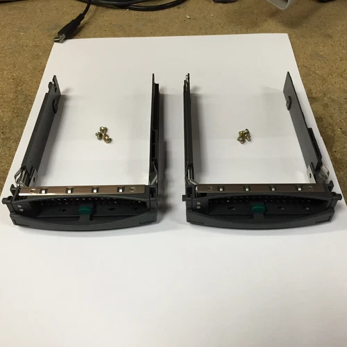 2 x Fujitsu HDD Caddy Rahmen 3,5 Primergy TX150 TX200 TX300 S2 S3 S4 S5 S6 S7 S8