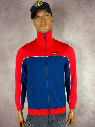 RARE 70s Vintage Merboso Made Swiss Ski Full Zip Sweatshirt Jacket Pants Size 40 - Picture 2 of 11