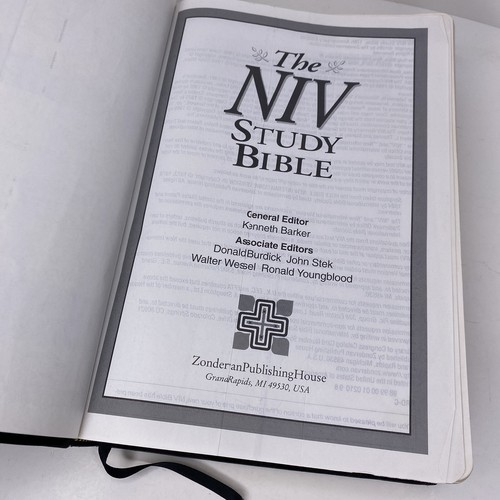 Vintage NIV Study Bible Red Letter Leather Zondervan - Picture 7 of 15