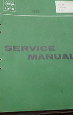 VOLVO P120 AMAZON /P1800 WORKSHOP MANUELS
