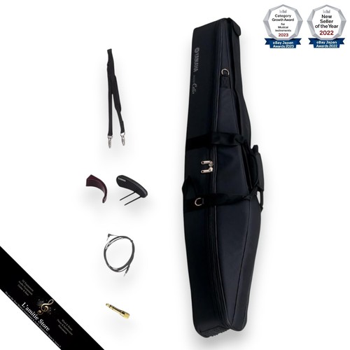 YAMAHA SVC210 Silent Cello Acoustic Body SVC 210 4 Strings Reverb Effect Compact - Picture 6 of 14