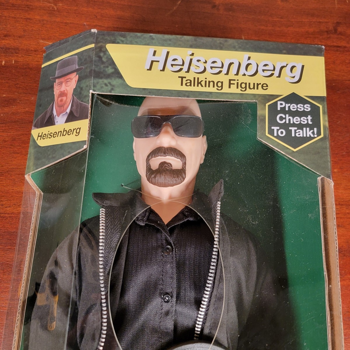 Breaking Bad Heisenberg 17” Talking Action Figure NIB Breaking Bad Heisenberg 17” Talking Action Figure NIB