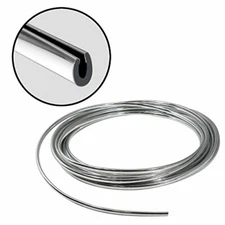 Chrome Car Door Edge Guard Trim 12 Feet Full Size U Shape