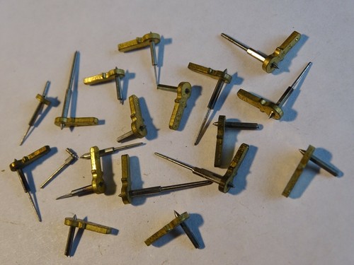 Vintage Stück Uhrenhandel Wecker Pendel Achsen Set Stück Ersatzteile Angebot - Bild 2 von 3
