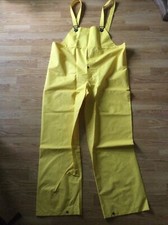 LaCrosse Protective Rain Bib Overalls 0.35 mm Yellow PVC / Poly size Large