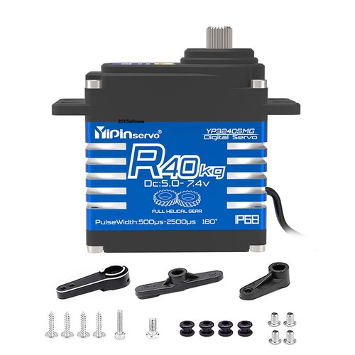 35kg/40kg/55kg/60kg/70kg Waterproof Servo For 1:8 1:10 TRX6 Scx10 RC Crawler - Picture 21 of 36