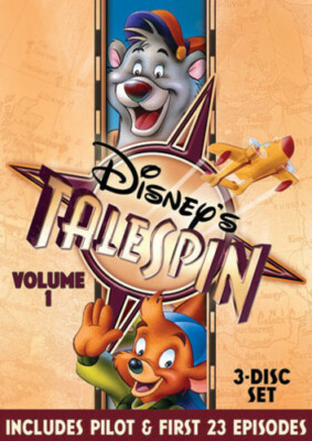 TALESPIN Volume 1 One 1st First 23 Episodes DVD Disney 3 Disc Set Tested Works 