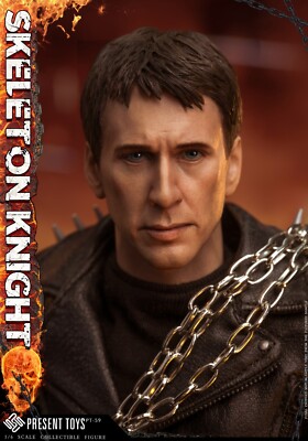 PRESENT TOYS PT-sp59ゴーストライダー ghost Rider PRESENT TOYS Ghost Rider 12in Action Figure Collectible Doll