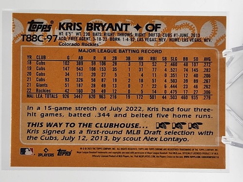 2023 TOPPS SERIES 1 - '88 CHROME SILVER PACK SET - YOU CHOOSE - Picture 63 of 65