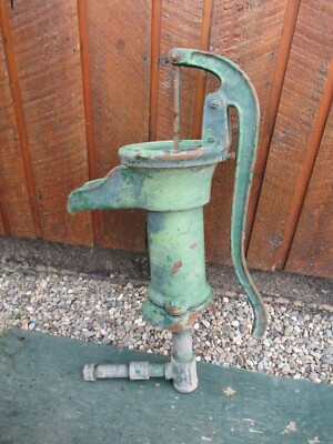 Vintage Cast Iron Hand PITCHER WATER 