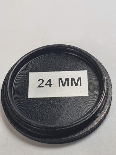 24mm Metal Front Lens Cap Screw-in 24 mm E24 E-24 Very High Quality Solid one pc - Picture 4 of 6