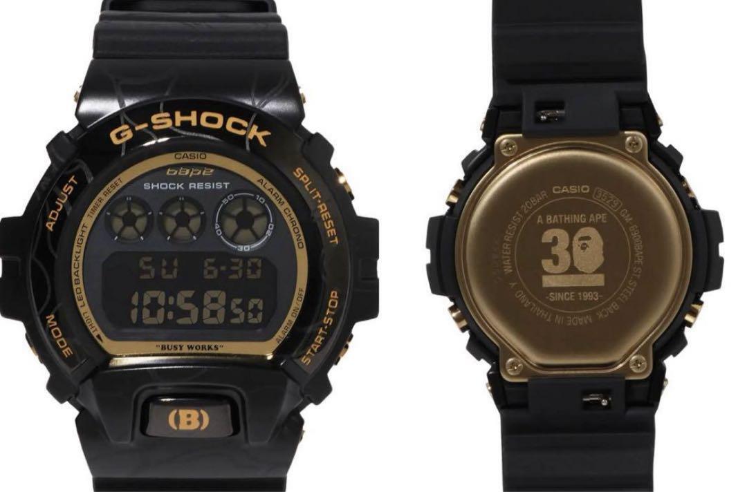 Casio G-shock A BATHING APE X G-SHOCK GM-6900 Bape 30th
