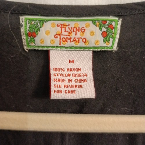 Anthropologie Flying Tomato Boho Gypsy Top Tunic Embroidered Peasant Festival - Picture 2 of 8