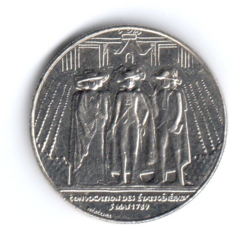 France 1 franc 1989 โ 30th anniversary of the Fifth Republic (UNC) - Picture 2 of 2