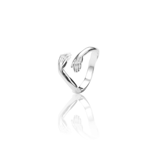 UMARMUNGSRING • 925 STERLING SILBER • GESCHENKIDEE - Bild 13 von 15