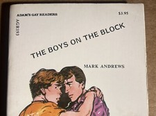THE GUYS ON THE BLOCK -1988 MARK ANDREWS- ADAMS GAY RDRS PULP NOVEL GAY INTEREST