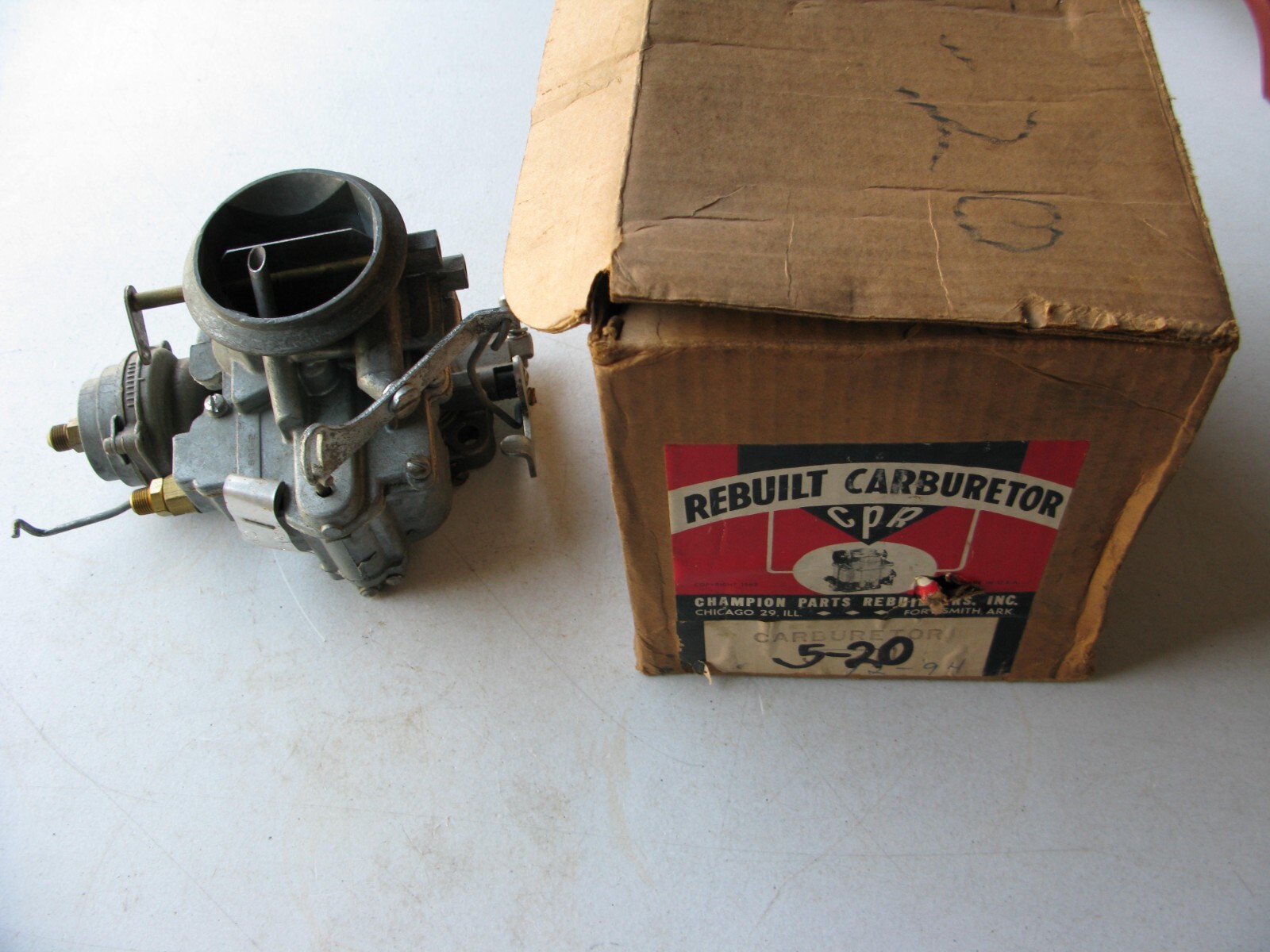 Vintage Champion Rebuilt Carburetor Model WW 5-20
