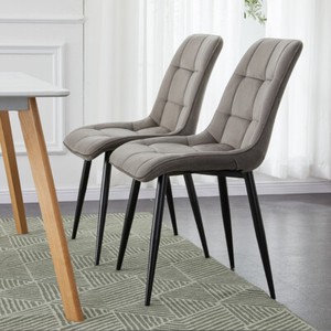 NEW Grey Dining Chairs 2 4 6 Velvet Dining Room Kitchen Furniture