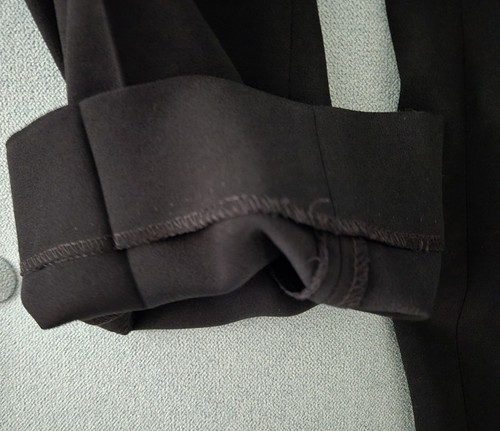 Brand NEW The Kooples Paris Black Crepe Slacks Sz 38 (US 7.5) - Picture 5 of 6