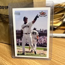 BARRY BONDS 2002 FLEER TRIPLE CROWN #95 BASEBALL LEGEND