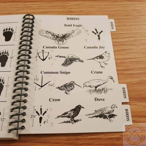 Pocket Guide To Animals / Tracks Book w/ Margin Ruler For Hiking Birding Hunting - Picture 9 of 12