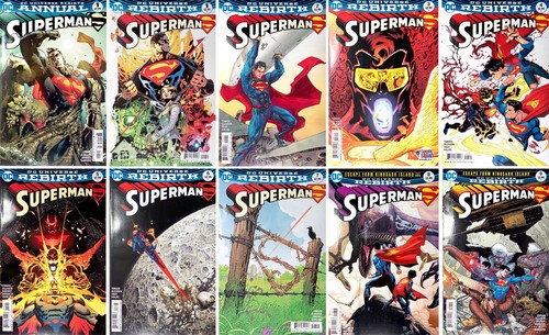 SUPERMAN #1 - #9, Annual #1 (2016) DC Rebirth (set of 10) - Picture 1 of 22