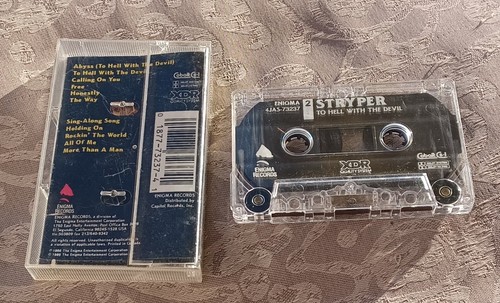 Stryper – To Hell With The Devil Cassette 1986 Enigma VG+ TAPE PLAY TESTED - Picture 2 of 2