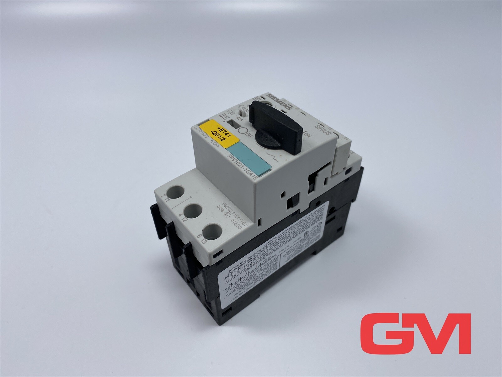 Siemens Circuit Breaker 3RV1021-1GA15 1NO+1NC 4.5...6.3A 3RV1