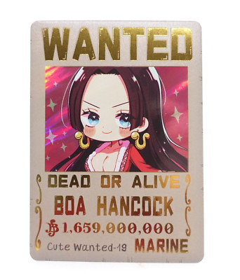 Boa Hancock One Piece Dream Kingdom Wanted-19 Anime Collectible Trading Card