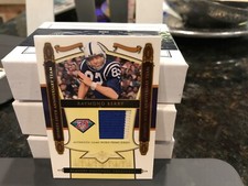 National Treasures Prime Jersey 75th Anniversary Colts Raymond Berry  21/25 2008