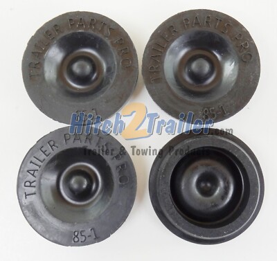 (4) Dexter EZ Lube TYPE Trailer Camper RV Axle Rubber Grease Plug Hub Dust CAP