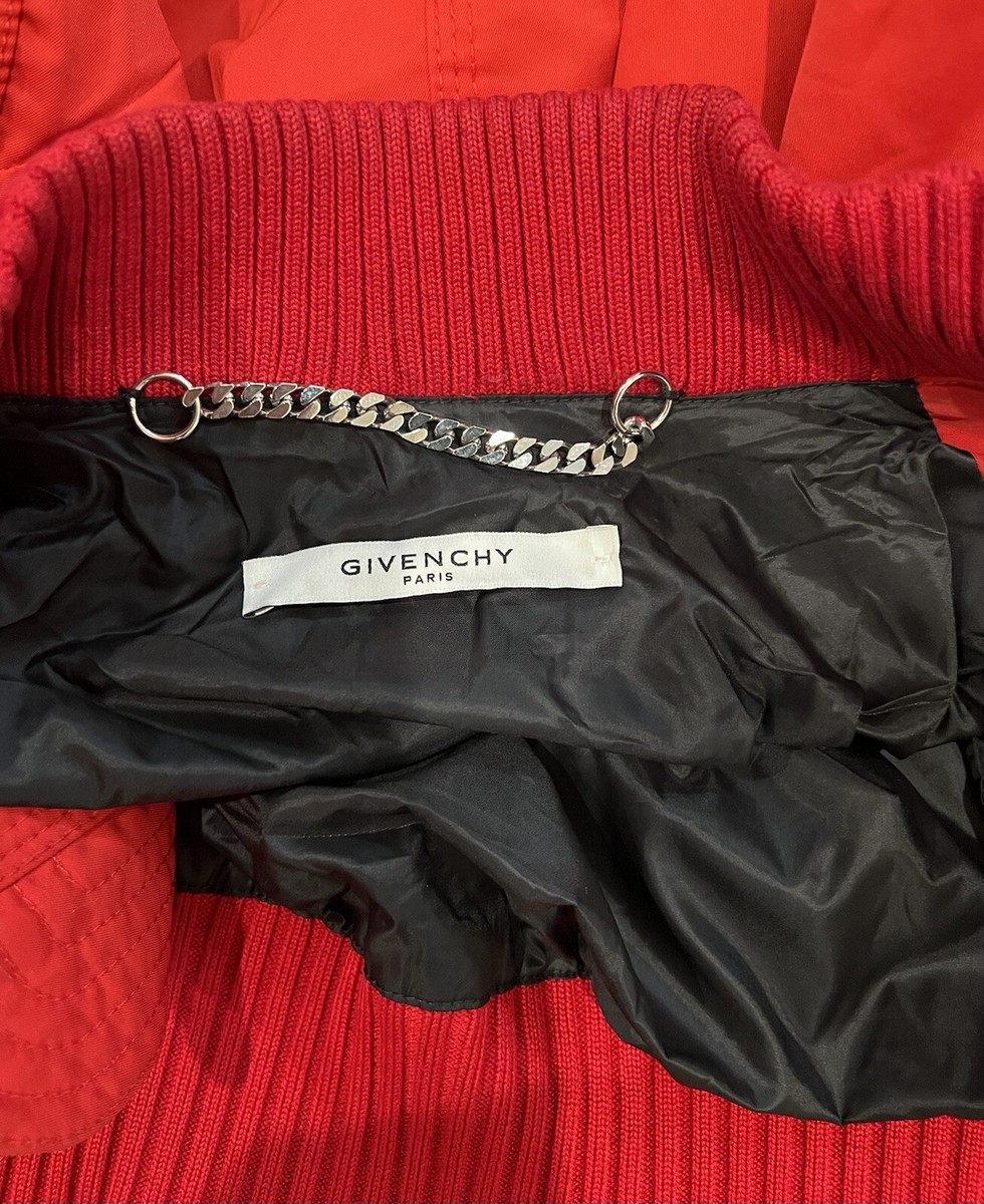 Givenchy MA-1 Bomber Flight Jacket Red size 50 $3500 | eBay