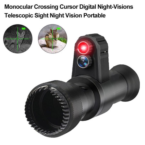 850nm IR Night Vision Monocular Cross Cursor Infrared Scope Telescope 4X Zoom - Picture 2 of 11