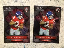 2021 2022 Wild Card Alumination Collegiate Jerrion Ealy LOT of 2 Free Ship