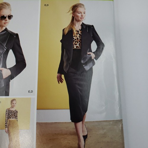Simplicity 1070 Misses Jacket Shirt Skirt Pants Sewing Pattern Size 4-12 Uncut  - Picture 2 of 7