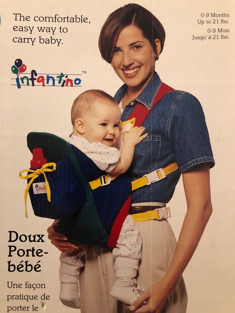 90s Vintage Infantino Lil Traveler Soft Baby Carrier 0 9 Months 21lbs For Sale Online Ebay