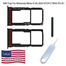 Original SIM Card Tray Holder Replacement For Motorola Moto G 5G 2024 XT2417