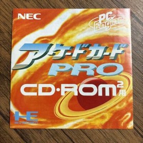 Arcade Card Pro NEC PC Engine PCE CD Rom2 Game PCE-AC2 Boxed Manual Japan import