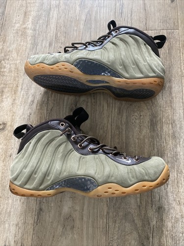 nike foamposite olive green