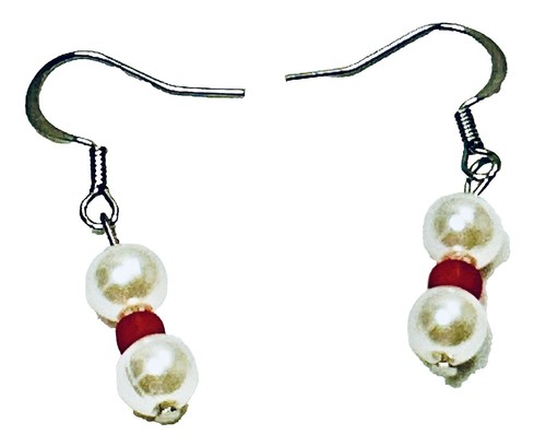 Bio-Care Hypoallergenic Imitation Pearl Stud Earrings – 6mm, Surgical Steel, 24kt Gold-Plated