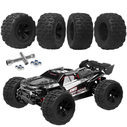 4 Stücke Schnee Sand Reifen Reifen Rad RC Auto Räder Reifen für 1/12 1/14 1/16 R - Bild 6 von 11