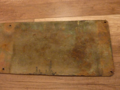 orig. Lokschild Gaston Moyse, Diesellok, Frankreich, Fabrikschild, Messing - Bild 10 von 10
