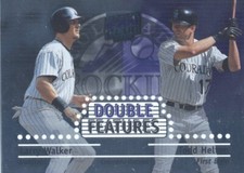 2002 Donruss Fan Club Double Features Helton (HOF) Walker (HOF) #DF-1 Error Card