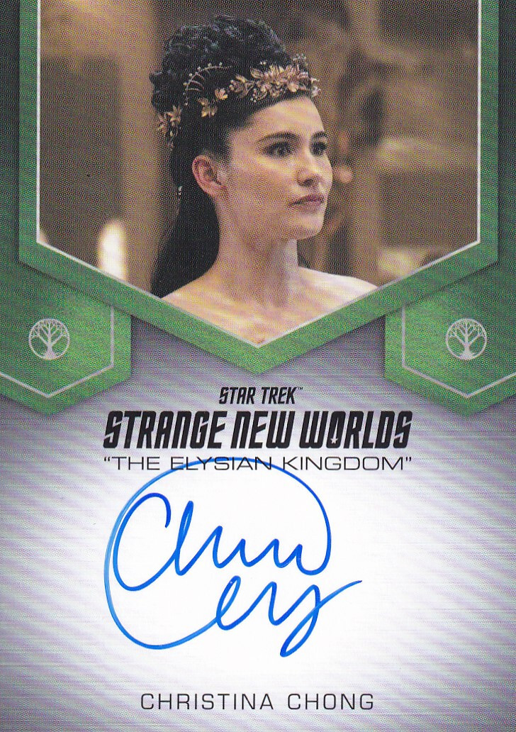 Star Trek Strange New Worlds Autograph Card Christina Chong