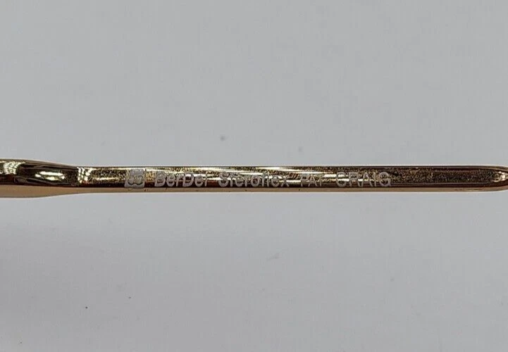 Gafas de sol vintage BerDel Craig oro rosa redondas de metal Italia SOLO MARCOS Foto 4 de 4