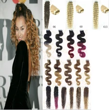 9A Body Wavy & Curly Tape In Skin Weft Soft Remy Human Hair Extensions 40g 18in
