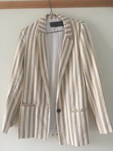 zara striped jacket