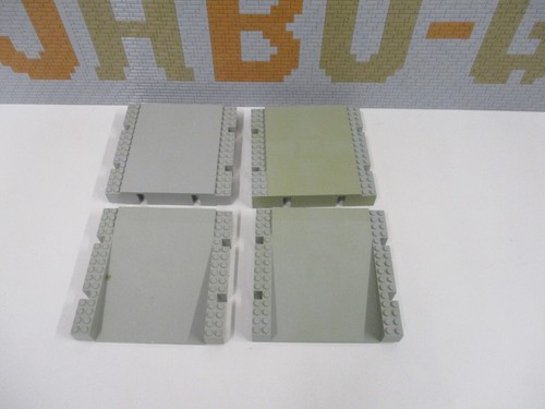 (L16) Lego 2617 2642 Bahnhof Hafen Eisenbahn Platte Rampe althellgrau 4551 6542 - Bild 5 von 5