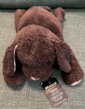 Two Blind Brothers BRAILLE Brown Labrador retriever Puppy Guide Dog soft plush