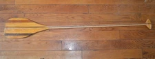  straight shaft wood recreational canoe paddle
